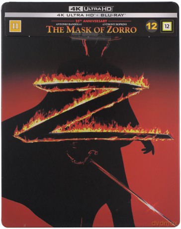 Maska Zorro (steelbook) [Blu-Ray 4K]+[Blu-Ray]