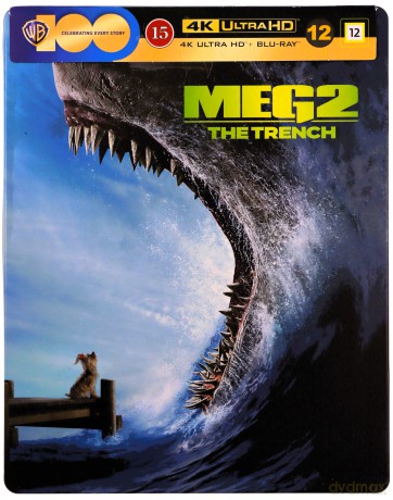 Meg 2: The Trench (Meg 2: Głębia) (steelbook) [Blu-Ray 4K]+[Blu-Ray]