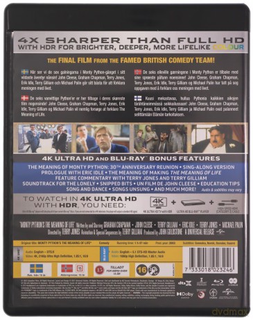 The Meaning of Life (Sens życia według Monty Pythona) [Blu-Ray 4K]+[Blu-Ray]