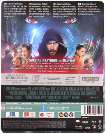 Morbius (steelbook) [Blu-Ray 4K]+[Blu-Ray]