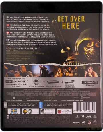 Mortal Kombat [Blu-Ray 4K]+[Blu-Ray]