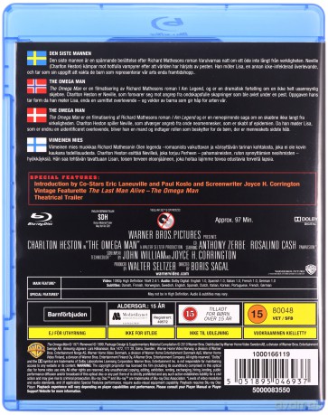 The Omega Man (Człowiek Omega) [Blu-Ray]