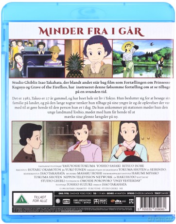 Only Yesterday (Powrót do marzeń) [Blu-Ray]