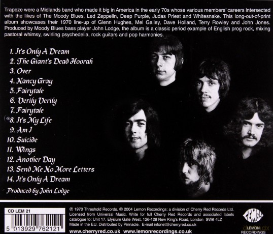Trapeze: Trapeze [CD]