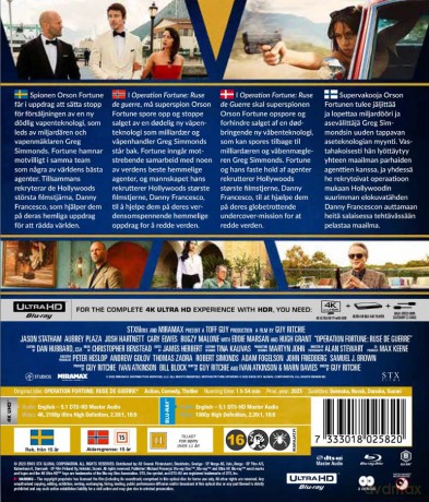 Operation Fortune: Ruse de Guerre (Gra fortuny) [Blu-Ray 4K]+[Blu-Ray]