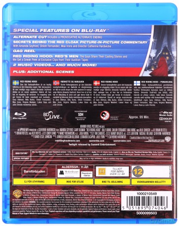 Red Riding Hood (Dziewczyna w czerwonej pelerynie) [Blu-Ray]