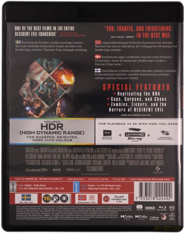 Resident Evil: Witajcie w Raccoon City [Blu-Ray 4K]+[Blu-Ray]