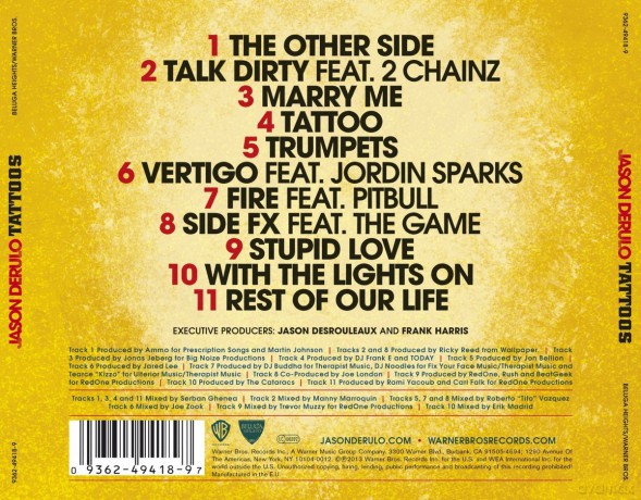 Jason Derulo: Tattoos [CD]