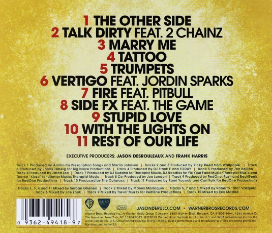 Jason Derulo: Tattoos [CD]