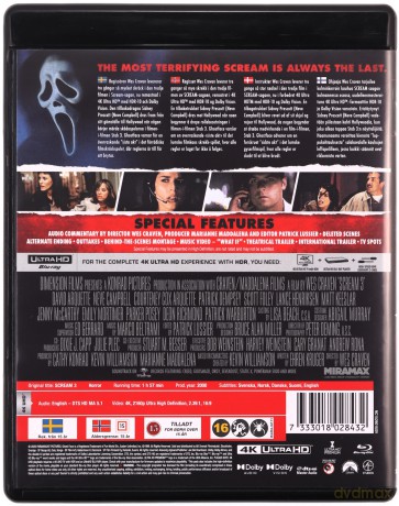 Scream 3 (Krzyk 3) [Blu-Ray 4K]+[Blu-Ray]