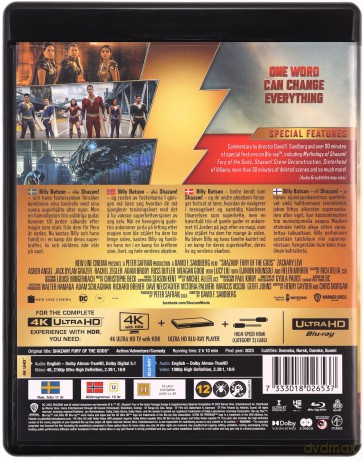 Shazam! Fury of the Gods (Shazam! Gniew bogów) [Blu-Ray 4K]+[Blu-Ray]