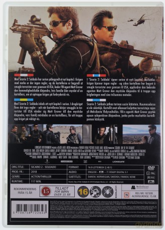 Sicario: Day of the Soldado (Sicario 2: Soldado) [DVD]