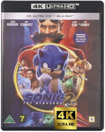 Sonic the Hedgehog 2 (Sonic 2. Szybki jak błyskawica) [Blu-Ray 4K]+[Blu-Ray]