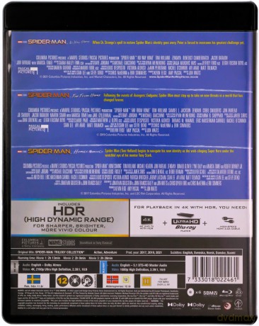 Spider-Man: 3-Movie Collection [3xBlu-Ray 4K]+[3xBlu-Ray]