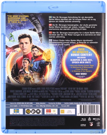 Spider-Man: Far from Home (Spider-Man: Daleko od domu) [Blu-Ray]