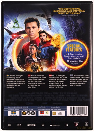 Spider-Man: No Way Home (Spider-Man: Bez drogi do domu) [DVD]