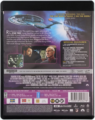 Star Trek: First Contact (Star Trek: Pierwszy kontakt) [Blu-Ray 4K]+[Blu-Ray]