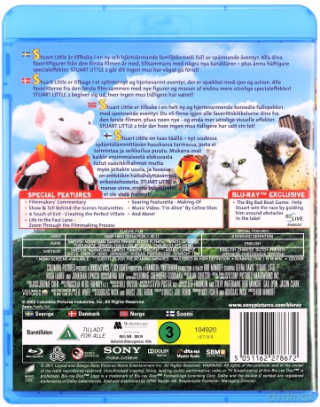 Stuart Little 2 (Stuart Malutki 2) [Blu-Ray]