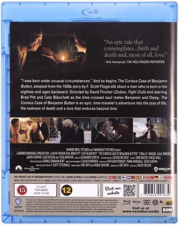 The Curious Case of Benjamin Button (Ciekawy przypadek Benjamina Buttona) [Blu-Ray]