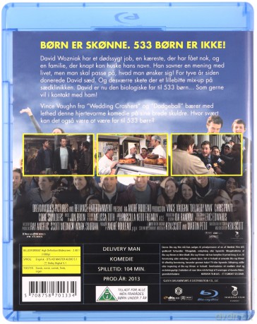 The Delivery Man (Wykapany ojciec) [Blu-Ray]
