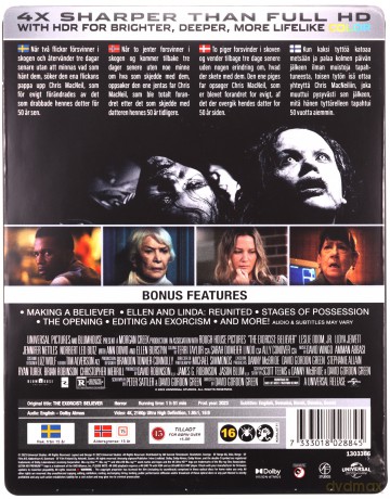 The Exorcist: Believer (Egzorcysta. Wyznawca) (steelbook) [Blu-Ray 4K]