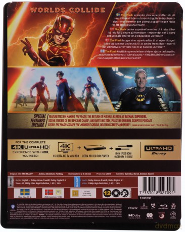 The Flash (steelbook) [Blu-Ray 4K]+[Blu-Ray]