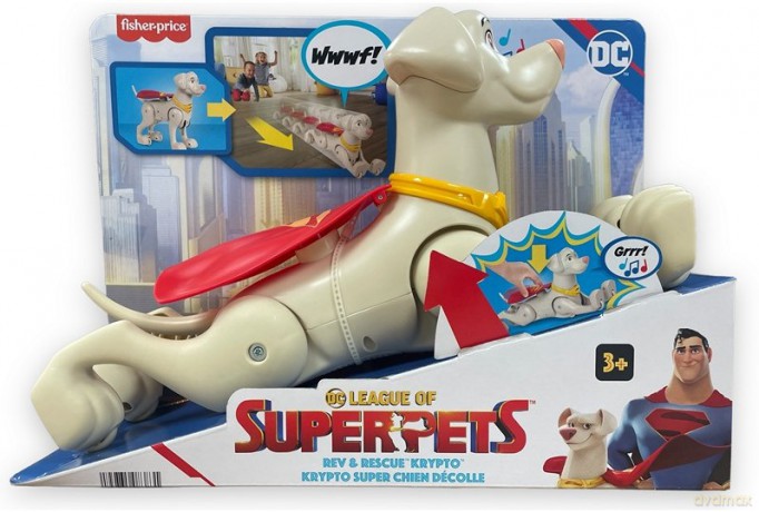 Fisher-Price DC League of Superpets Rev & Rescue Krypto met Geluid 28x39cm [FIGURKA] 