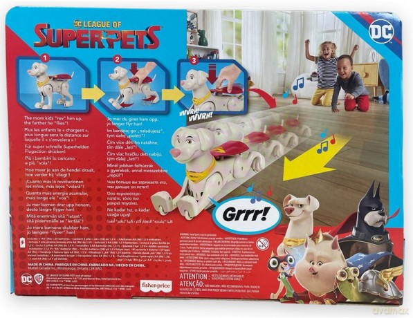 Fisher-Price DC League of Superpets Rev & Rescue Krypto met Geluid 28x39cm [FIGURKA] 