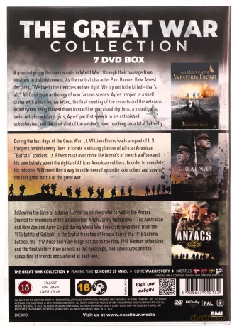 The Great War Collection: All quiet on the western front / Anzacs  / Great war [BOX] [7DVD]