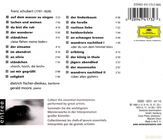 Moore Fischer-Diskau: Entree [CD]