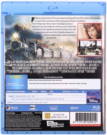 The Lone Ranger (Jeździec znikąd) [Blu-Ray]