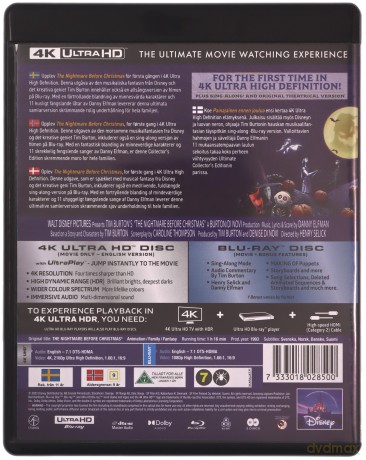 The Nightmare Before Christmas (Miasteczko Halloween) [Blu-Ray 4K]+[Blu-Ray]