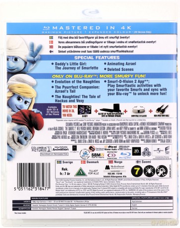 The Smurfs 2 (Smerfy 2) [Blu-Ray 3D]+[Blu-Ray]