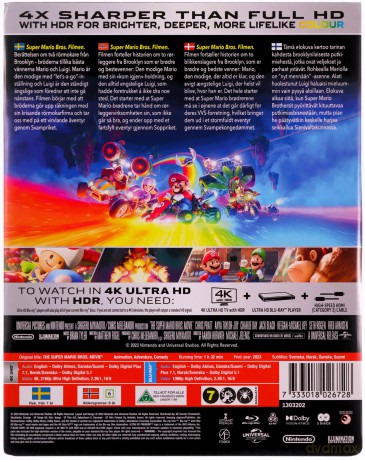 The Super Mario Bros. Movie (Super Mario Bros: Film) (steelbook) [Blu-Ray 4K]+[Blu-Ray]