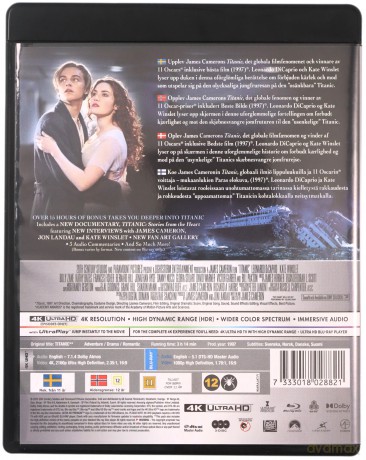 Titanic [Blu-Ray 4K]+[2xBlu-Ray]