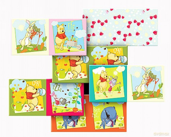 TREFL Domino Kubuś Puchatek (Disney) (00833) [GRA]
