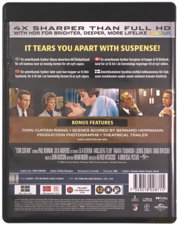 Torn Curtain (Rozdarta kurtyna) [Blu-Ray 4K]