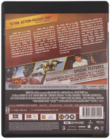 Transformers: Rise of the Beasts (Transformers: Przebudzenie bestii) [Blu-Ray 4K]