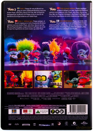 Trolls Band Together (Trolle 3) [DVD]