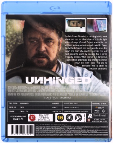 Unhinged (Nieobliczalny) [Blu-Ray]