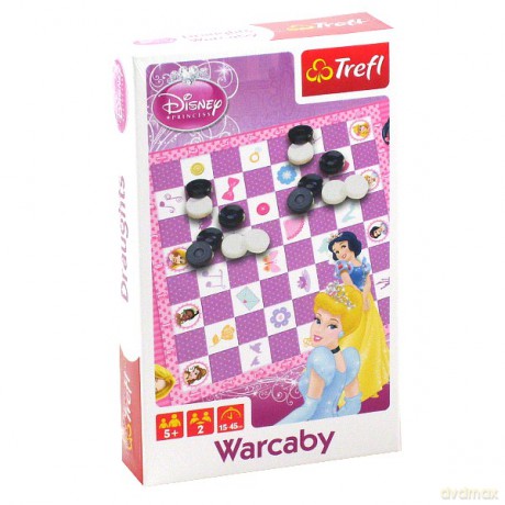 TREFL Warcaby / Draughts Princess podróżna (00847) (Disney) [GRA]
