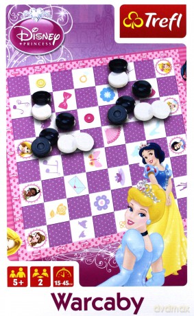 TREFL Warcaby / Draughts Princess podróżna (00847) (Disney) [GRA]