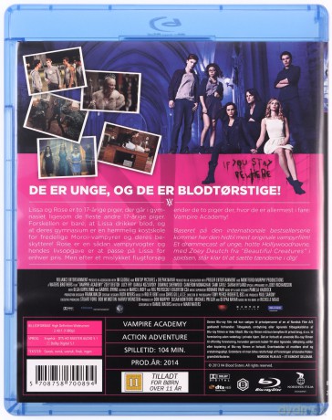 Vampire Academy (Akademia wampirów) [Blu-Ray]