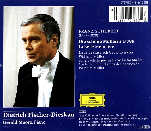 Moore Fischer-Diskau: Schubert:Die Schoene Muellerin [CD]