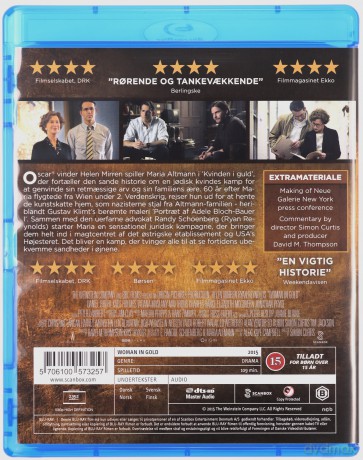 Woman in Gold (Złota dama) [Blu-Ray]