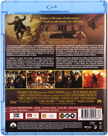 Young Sherlock Holmes (Piramida strachu) [Blu-Ray]