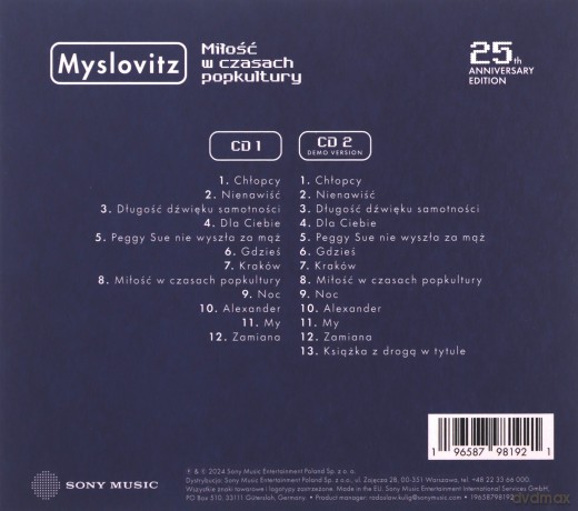 Myslovitz: Miłość w czasach popkultury (25th Anniversary Edition) [2CD]