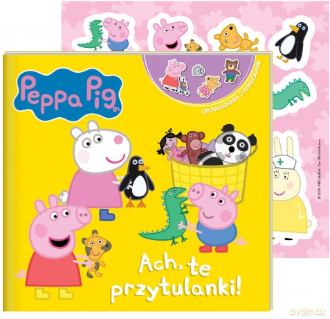 Ach, te przytulanki! Świnka Peppa. Opowiadania z naklejkami [KSIĄŻKA]