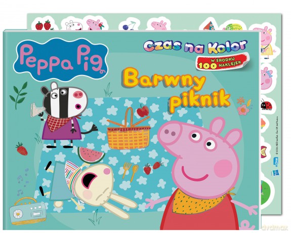 Barwny piknik. Świnka Peppa. Czas na kolor [KSIĄŻKA]