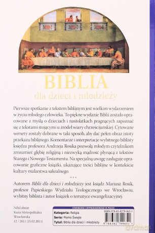 Biblia dla dzieci i młodzieży. Ilustrowana dziełami malarstwa sakralnego - Mariusz Rosik [KSIĄŻKA]